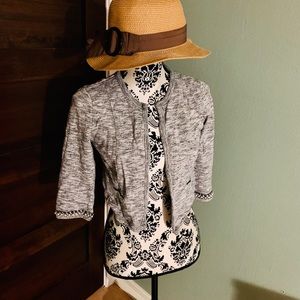 Express 3/4 Sleeve Gray Cardigan
